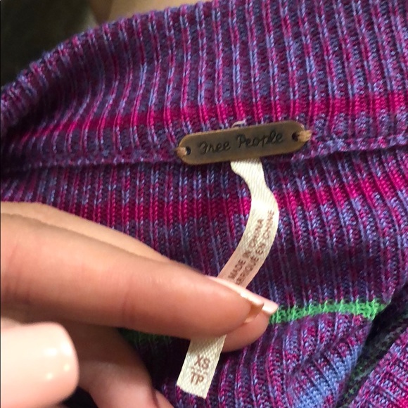 Paisley light knit jersey top/sweater/knit top - Picture 4 of 4